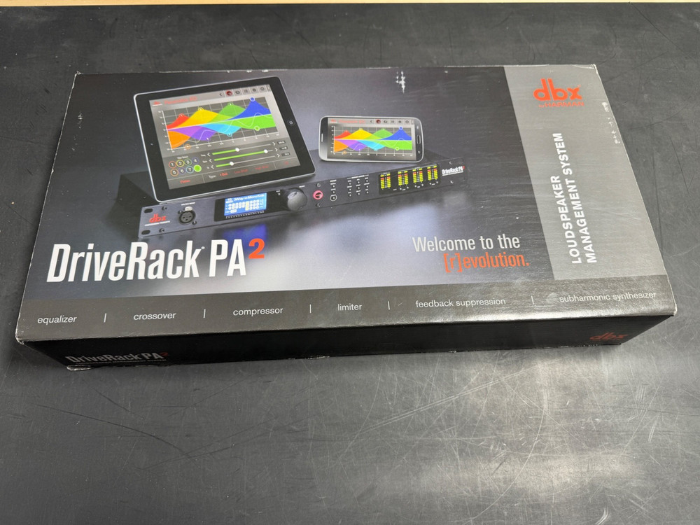 dbx DriveRack PA2 Complete Loudspeaker Management System Open Box!!!