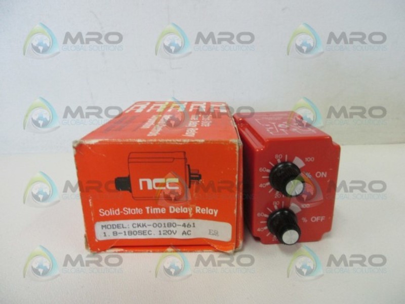 NCC CKK-180-461 SOLID STATE TIMER NSMP
