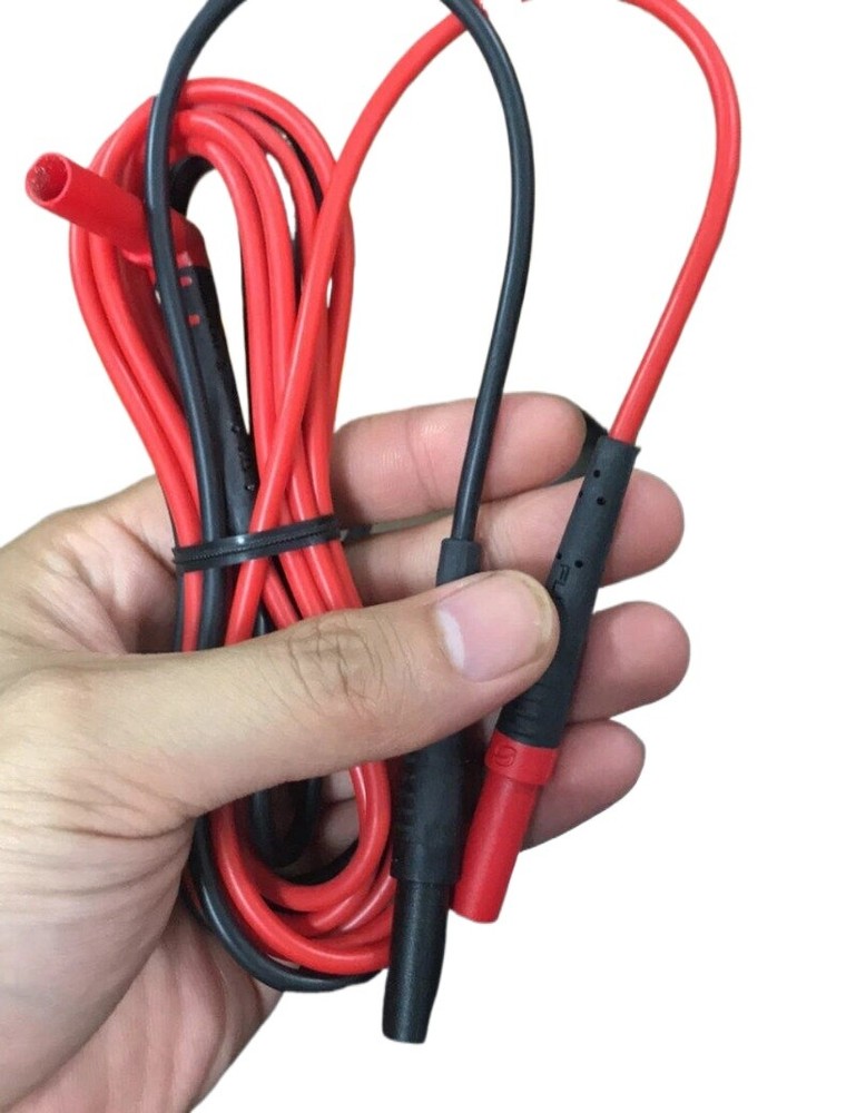 Fluke TL224 SureGrip Silicone DMM Right Angle Test leads