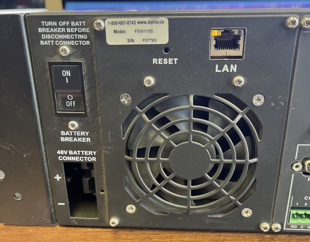 Alpha FXM1100 UPS Uninterruptible Power Supply Module Rack Mountable