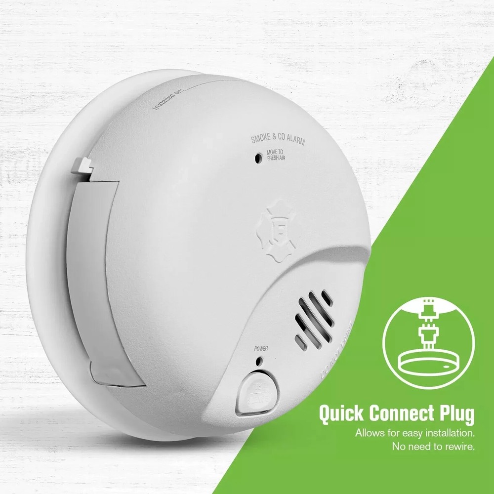 First Alert SMICO100-AC, Interconnect Hardwire Combination 3-Pack, White
