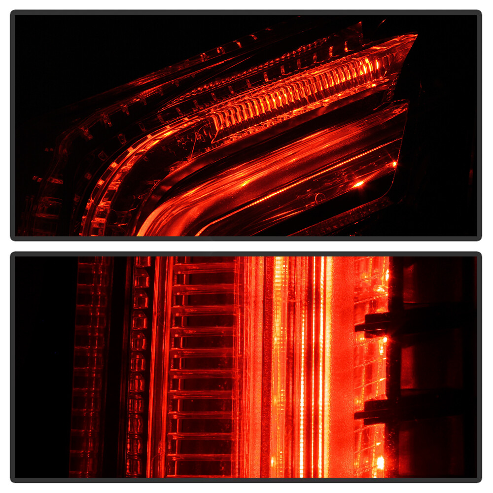 Clear Lens Black Housing LED Tail Lights for 2013-2017 Cadillac XTS Left+Right