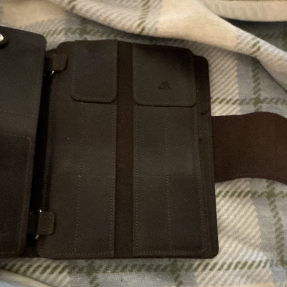 Thread & Maple Large Leather Binder Organizer with Multiple Pages