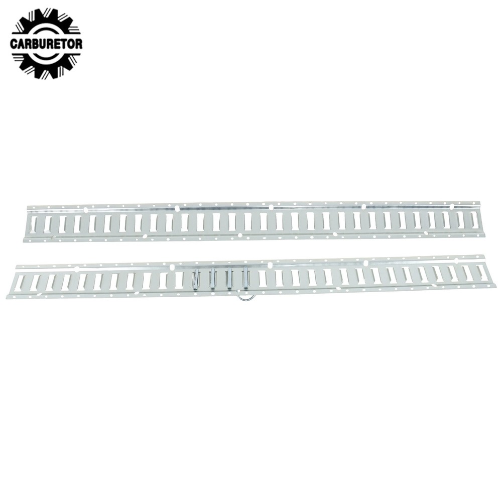 Silver 12 Pack 60" E Track Rail Sections With Mounting Hardware For Trucks Vans