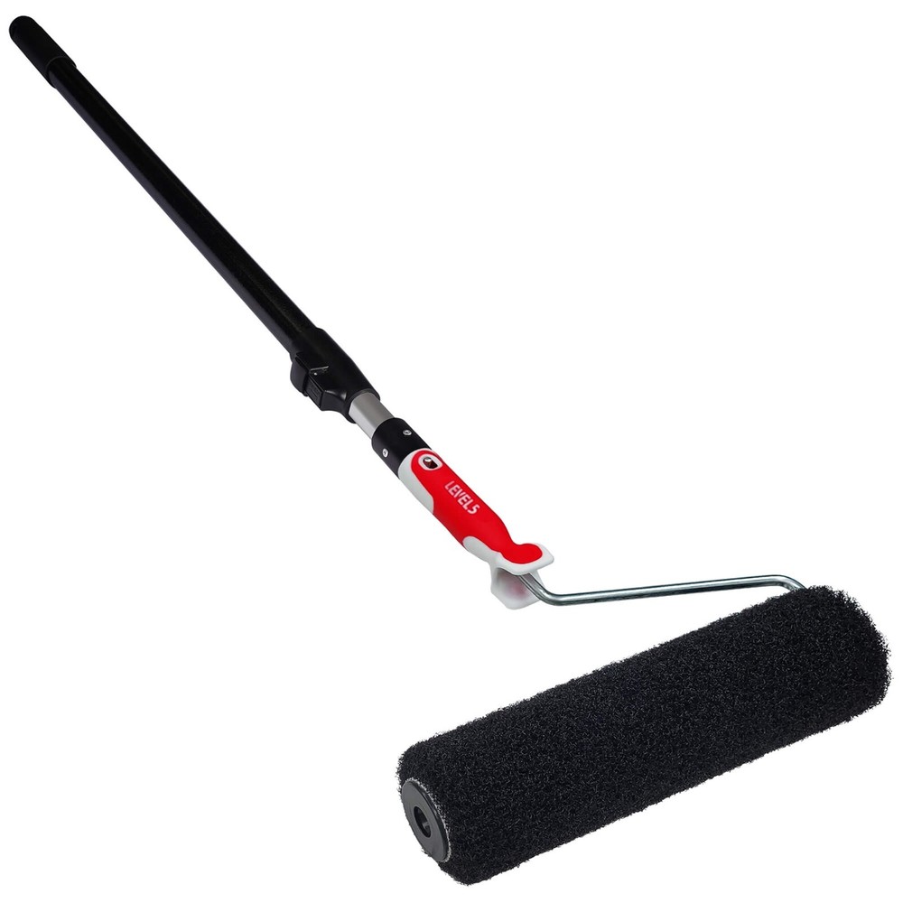 LEVEL5 12" Drywall Compound Roller + 38.5" - 63" Extendable Handle | 5-802
