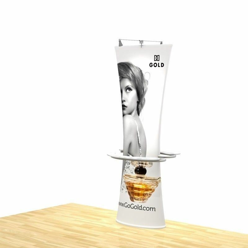 Stretch 3D Fabric Banner Stand - Straight