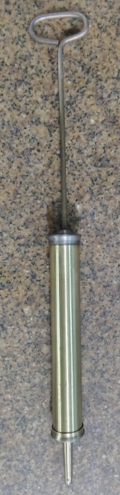 🗽VINTAGE BRASS GREASE GUN 12"+