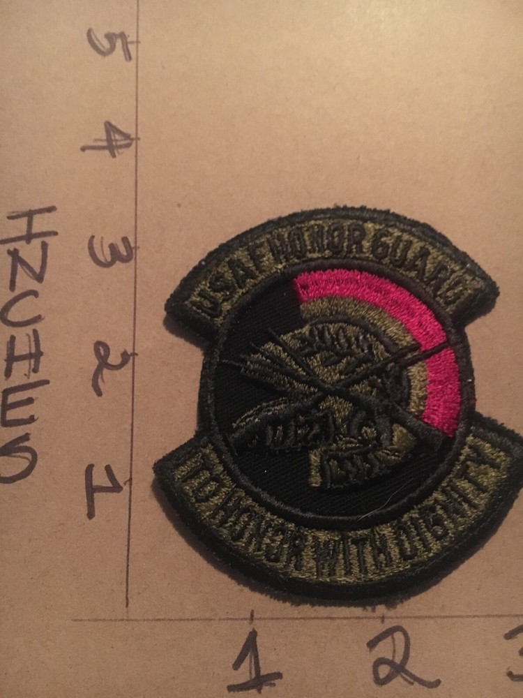 USAF Honor Guard Squadron subdued patch 5/15/25