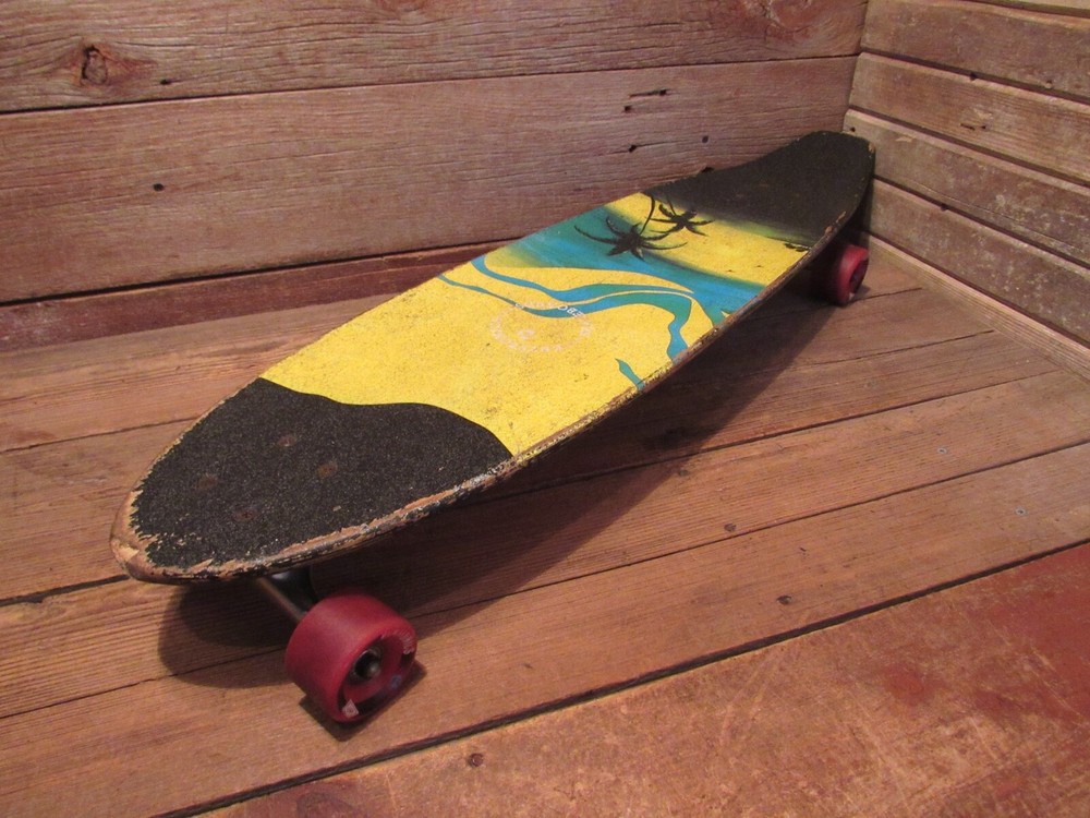 KRYPTONICS Beach Ocean Sun Down skateboard "SINCE MCMLXV" longboard - 36" Long