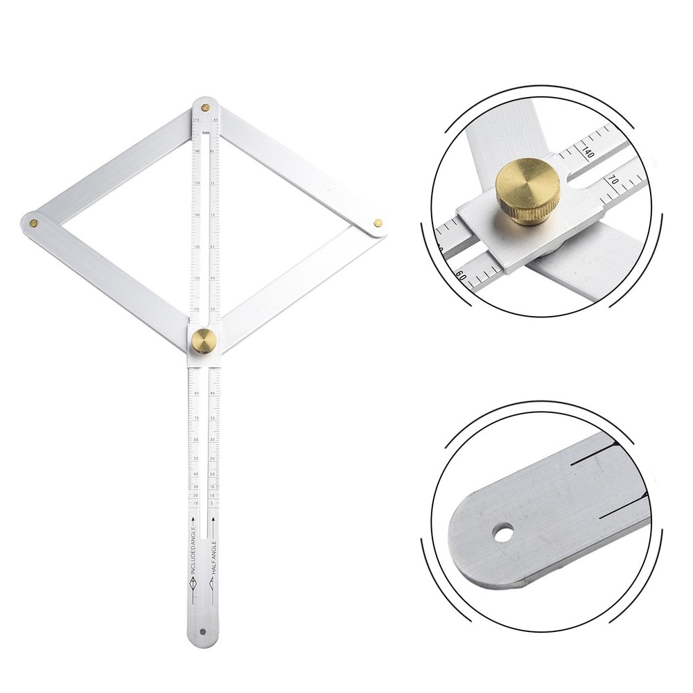 Square Protractor Protractor Ceiling Corner Angle Finder Foldable Gauge