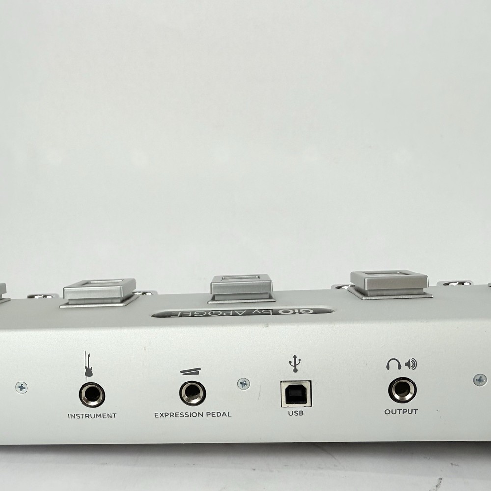 Apogee Silver Gio USB Stomp Interface Pedalboard Footcontroller Guitar FX