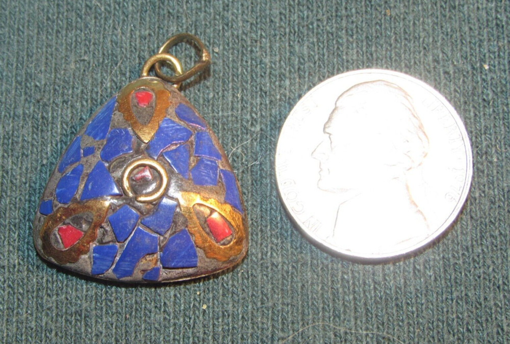 Wicca Witch Blessed Affirmation Pendant BANISH ANGER