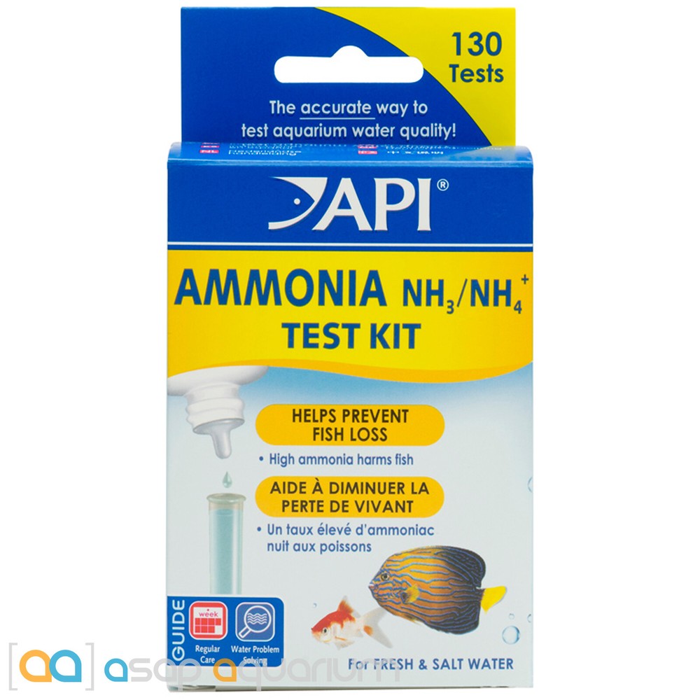 API Ammonia Test Kit 130 Tests for Fresh & Salt Water