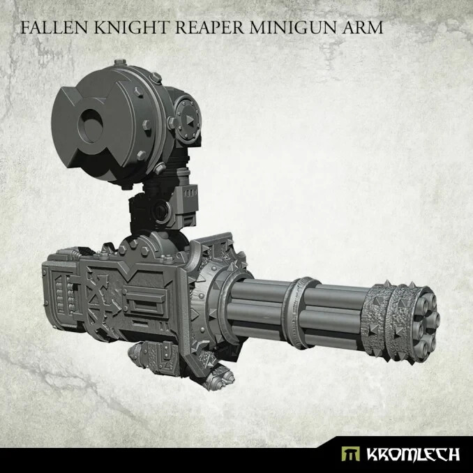 KROMLECH FALLEN KNIGHT REAPER MINIGUN ARM