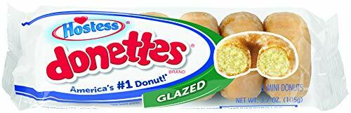 Hostess Donettes Mini Donuts, Glazed, 3.7 Ounce, 10 Count
