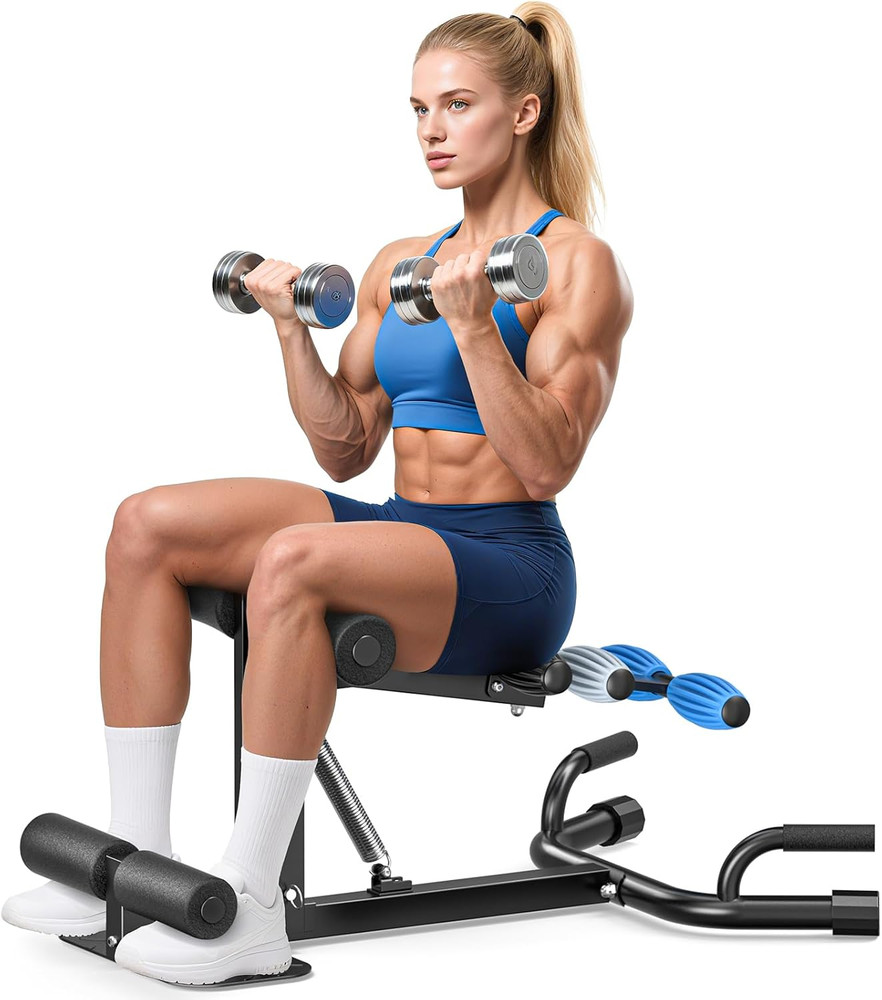 3 Colors Deep Squat Machine for Women, Adjustable Glutes Trainer Machine, Core &