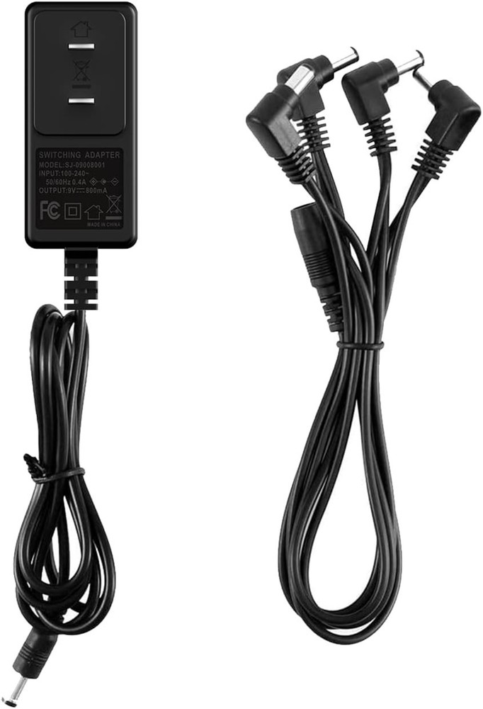 Effortless Power for Effect Pedals: 9V AC Adapter with Daisy Chain System