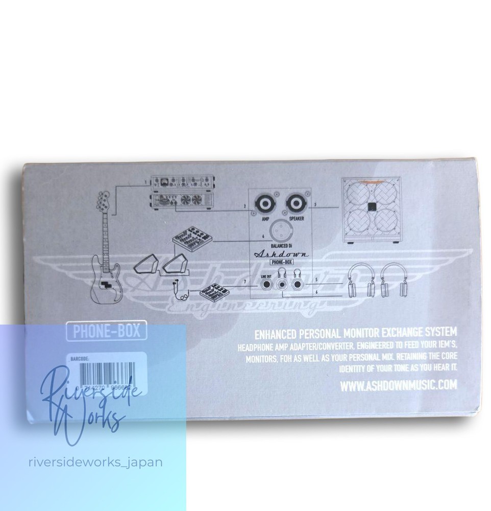 Ashdown PHONE-BOX Bass Headphone Amp / DI