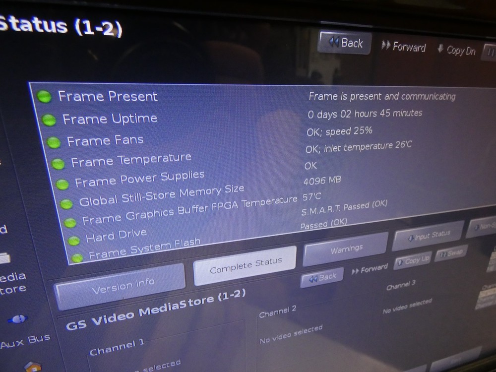 Ross Acuity 3M/E Panel, 60-Input, 40-Output 4K 3G Production Switcher w/Frame