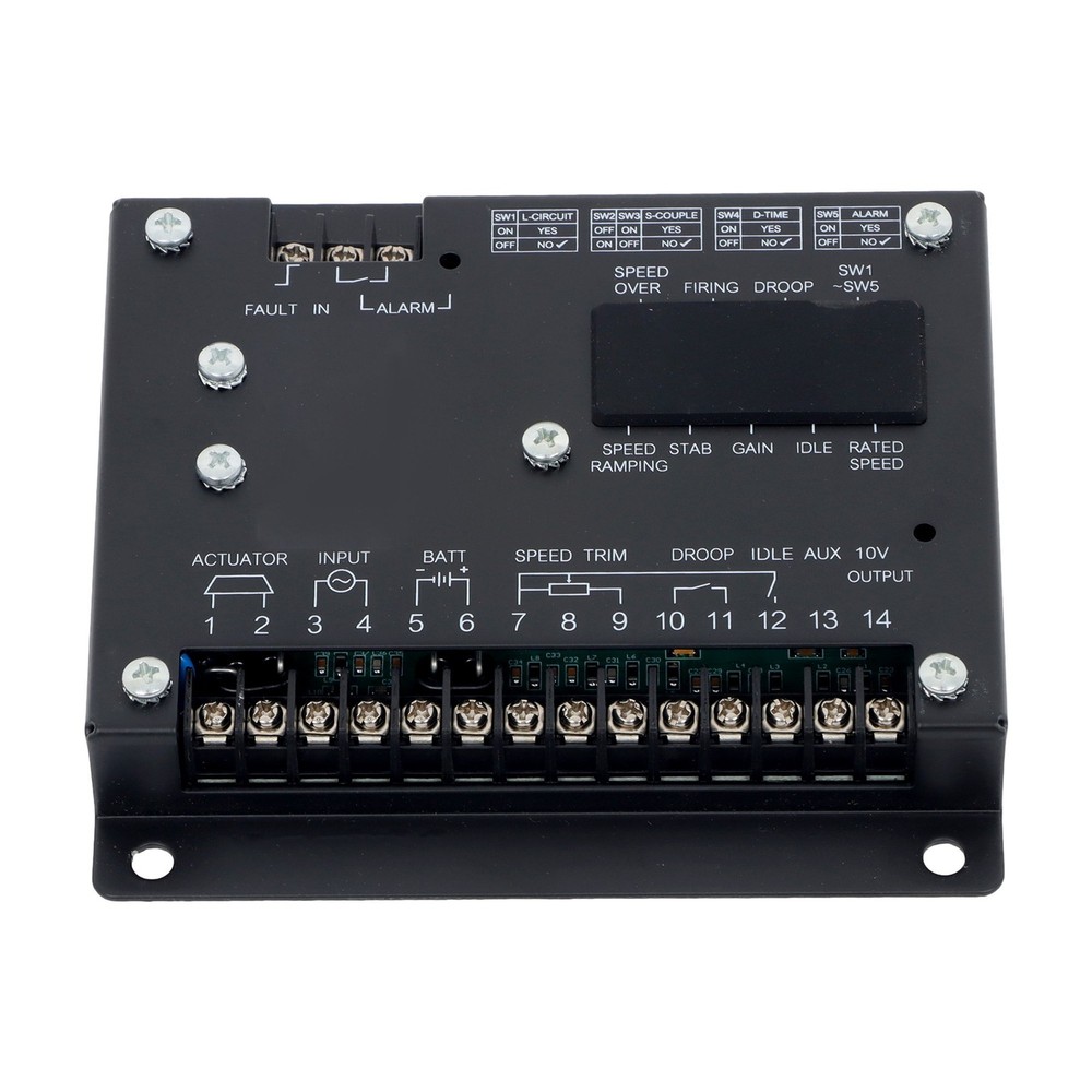 Generator Speed Controller Panel Electronic S6700H For Cummins Generator