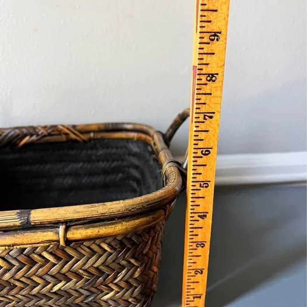 Bamboo Basket with 2 Handles