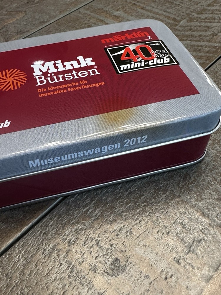Marklin Z Scale Museum Car Set For 2012- New