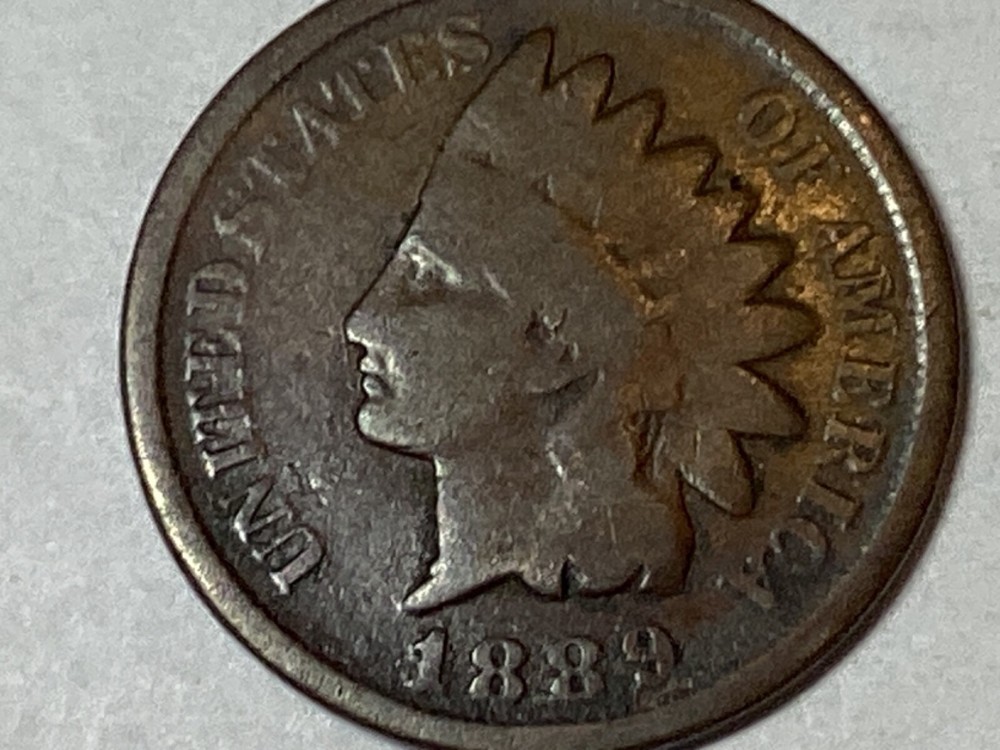 1889. INDIAN HEAD PENNY