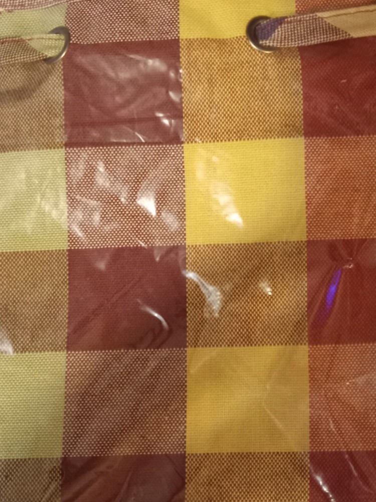 Longaberger WT Everyday PLAID SM RECTANGLE FABRIC RECTANGLE liner