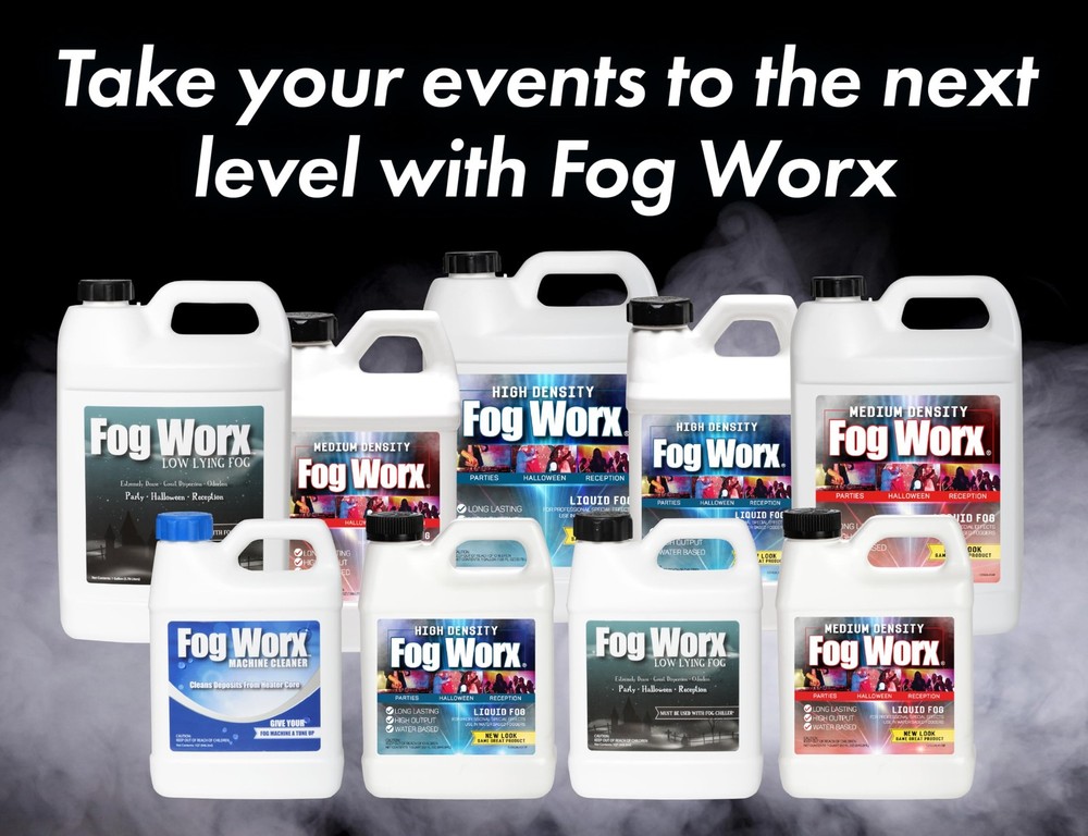 Fog Machine Fluid 32oz Premium Odorless Medium Density High Output