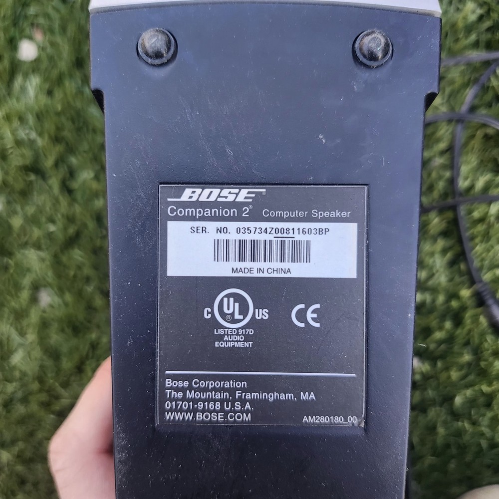 Bose Companion 2 Multimedia Computer Speaker System Left Speaker Busted.