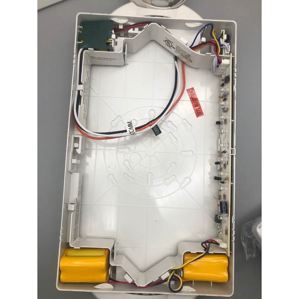 LED Exit Sign Emergency Light Compact Combo single face w/Battery Backup *READ