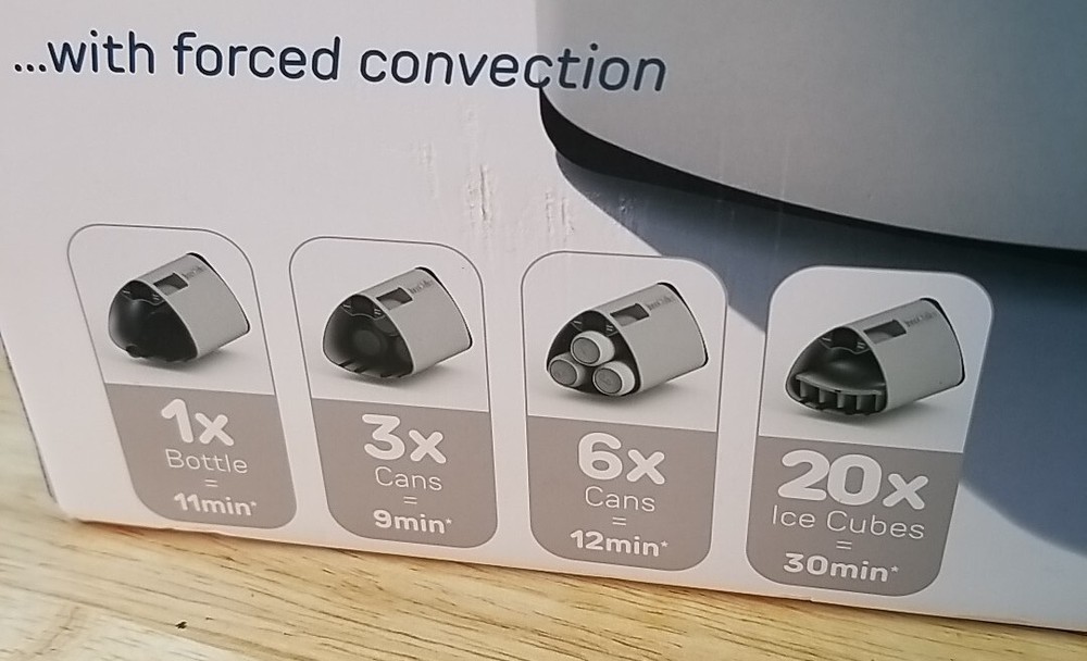 InnoChiller Cools Down Drinks In Minutes Cooler Ice Maker- Refrigerator Required