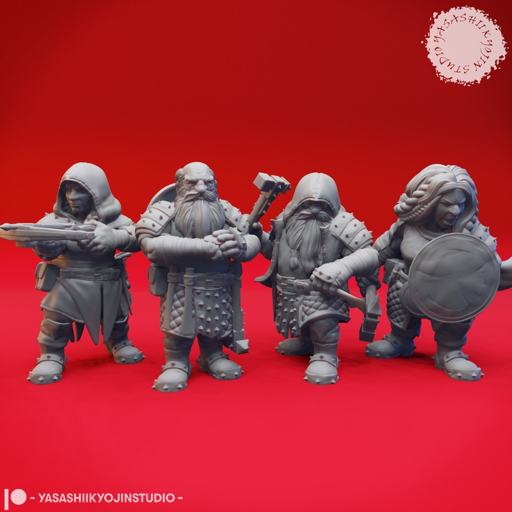 Duergar - 32/54mm Miniature for Tabletop RPGs (DnD, D&D, Pathfinder)
