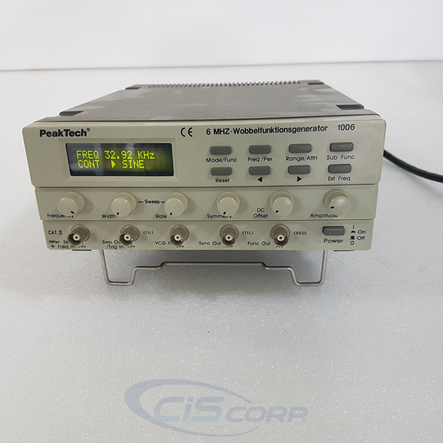 PeakTech Wobbelfunktionsgenerator 1006