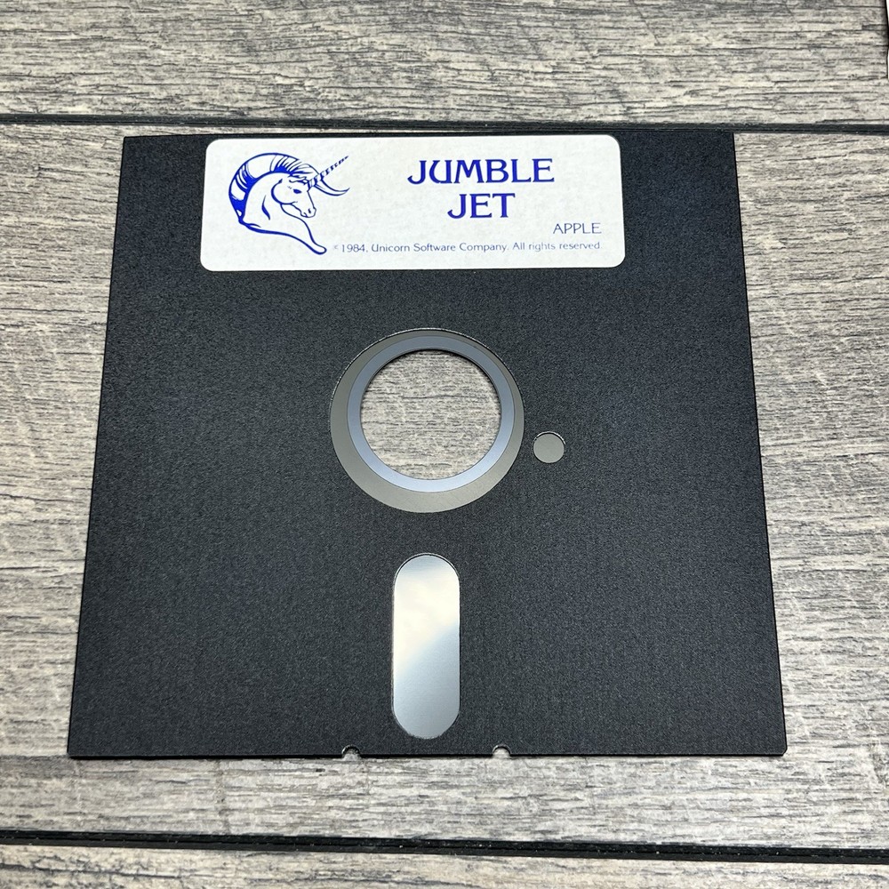 Jumble Jet by Unicorn Software Apple 1984