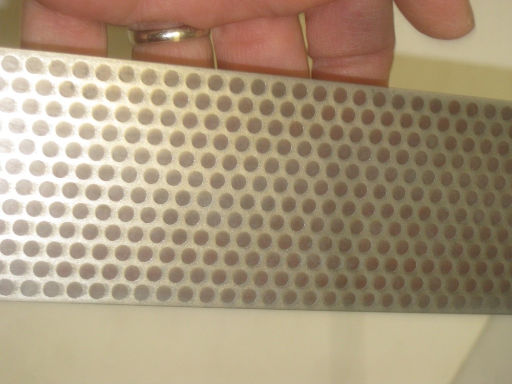 Vtg DMT Diamond Sharpening System Sharpener In Wood Case 6" Red/Fine