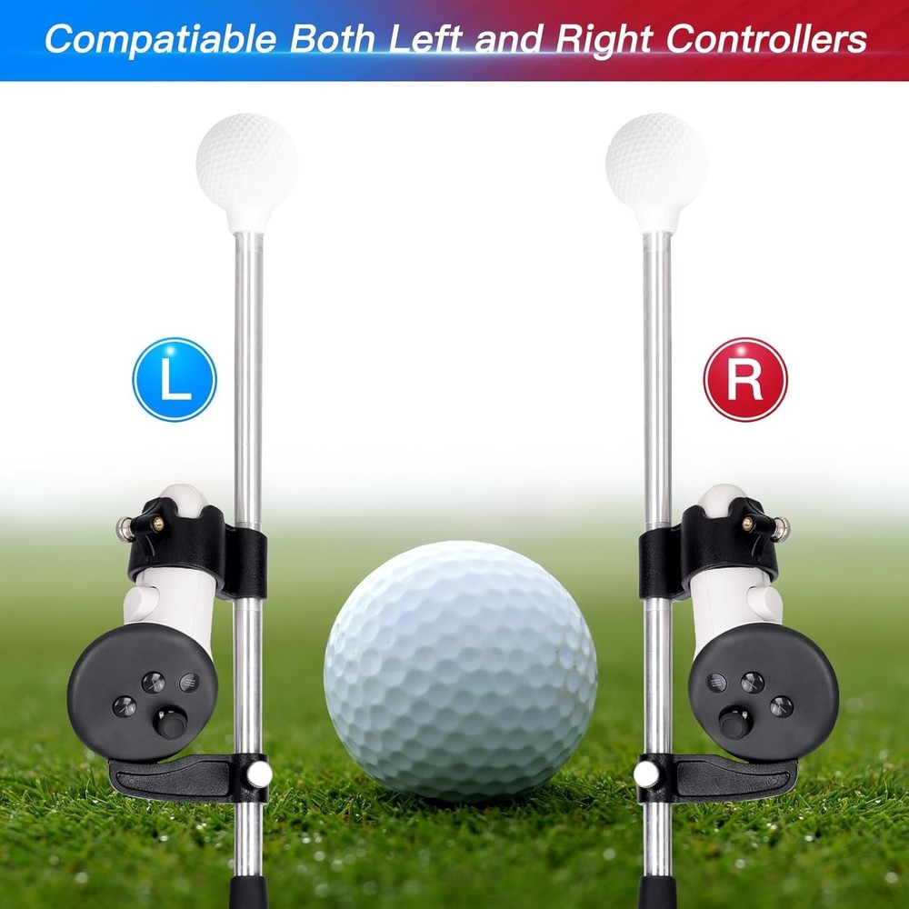 VR Weighted Golf Club Compatiable for Meta Quest 3/Quest 3S Controller Attach...