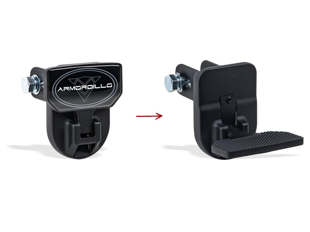 Armordillo FD Series 5" Foldable Rear Hitch Step|Compatible for Class 3 Trail...