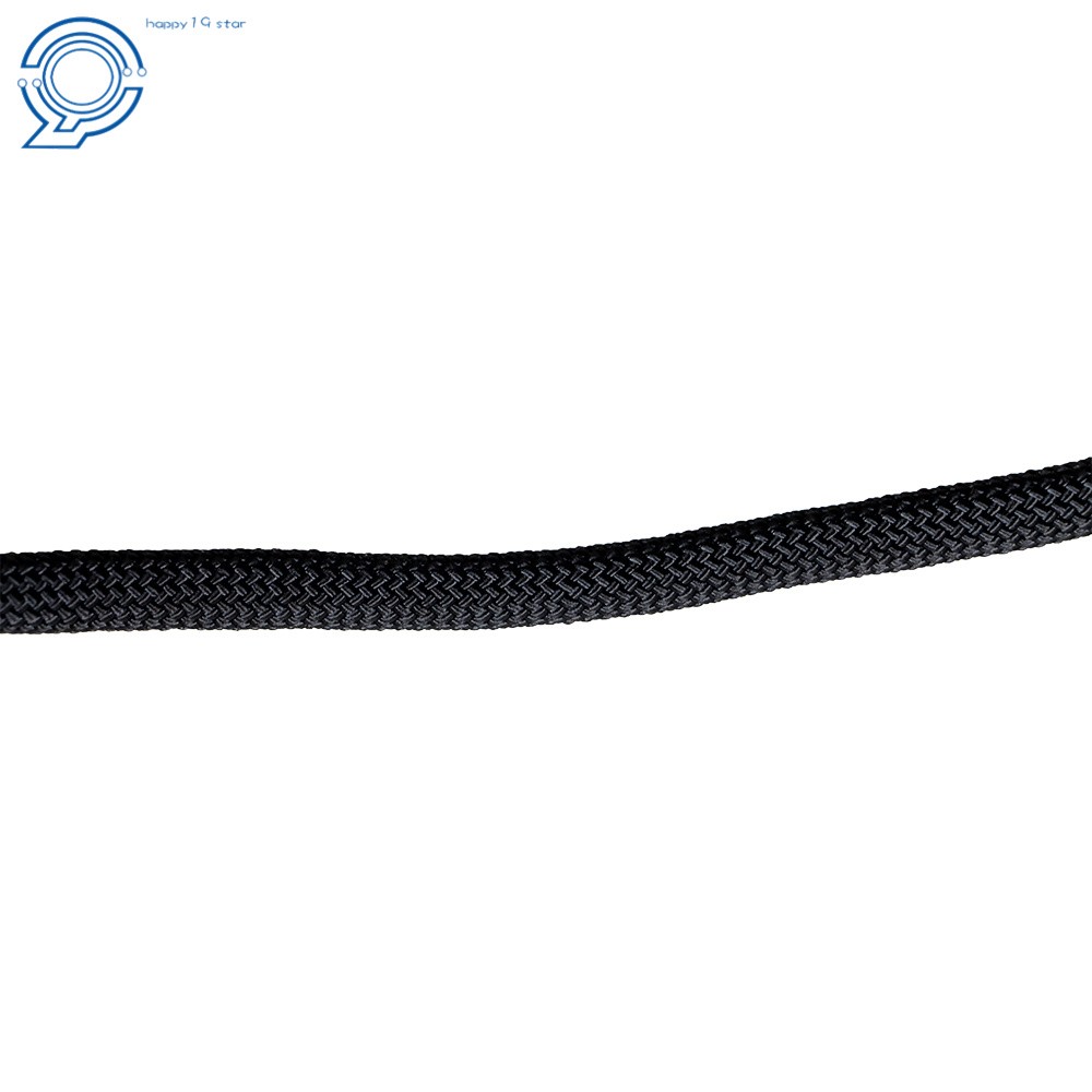 3520Lbs 3/8" × 100' Black High Strong Pulling Braided Polyest Rope Rope