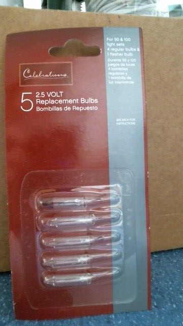 Celebrations 2.5 Volt Replacement Bulbs  (9800269)  FS