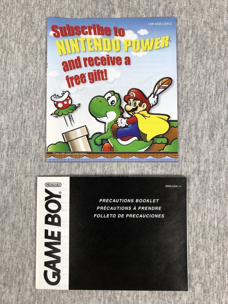 Egg Mania - GBA - Box Manual Inserts Only - Fair - SAFE SHIP!