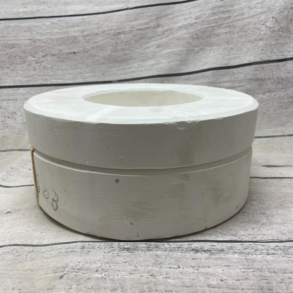 Vintage Unbranded Ceramic Casting Mold Oval Base