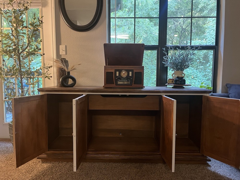 Vintage 1970’s Credenza / Buffet / Media Console – Refurbished
