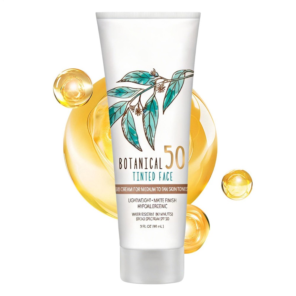 Botanical Tinted Face Sunscreen Lotion SPF 50 - 85ml