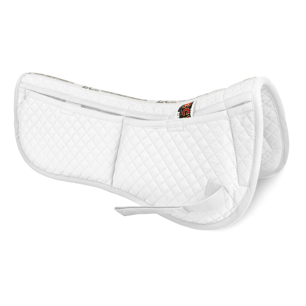 Adjustable Memory Foam Half Saddle Pad Prevents Injuries Equestrian Use