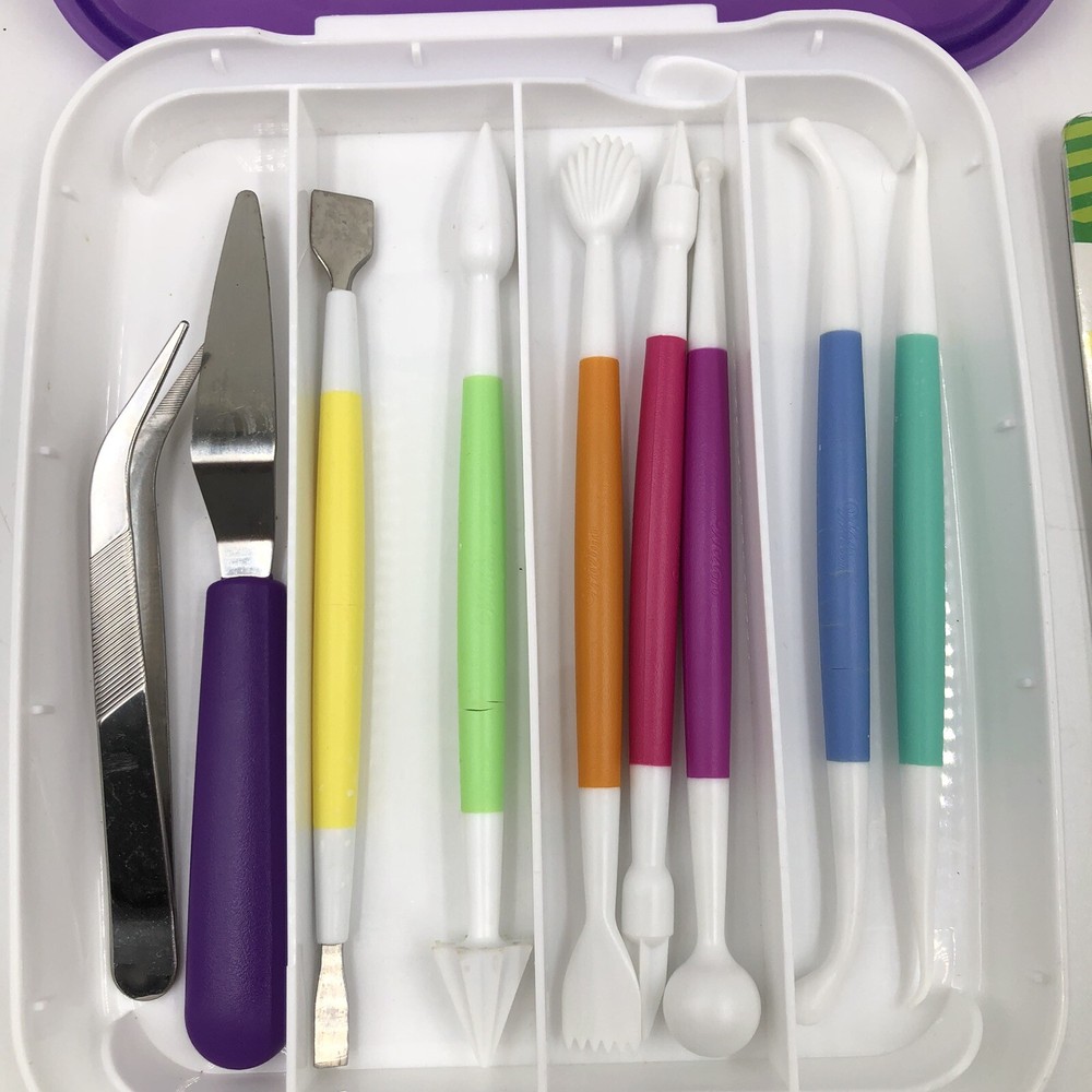 7 Pc Wilton Modeling Tool Set 1276 Plus 4 pc Roller Set Case Included @31