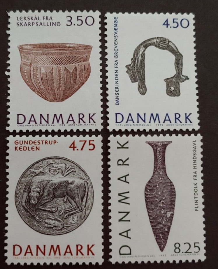 1992 ART SET VF MNH DENMARK DANMARK DÄNEMARK