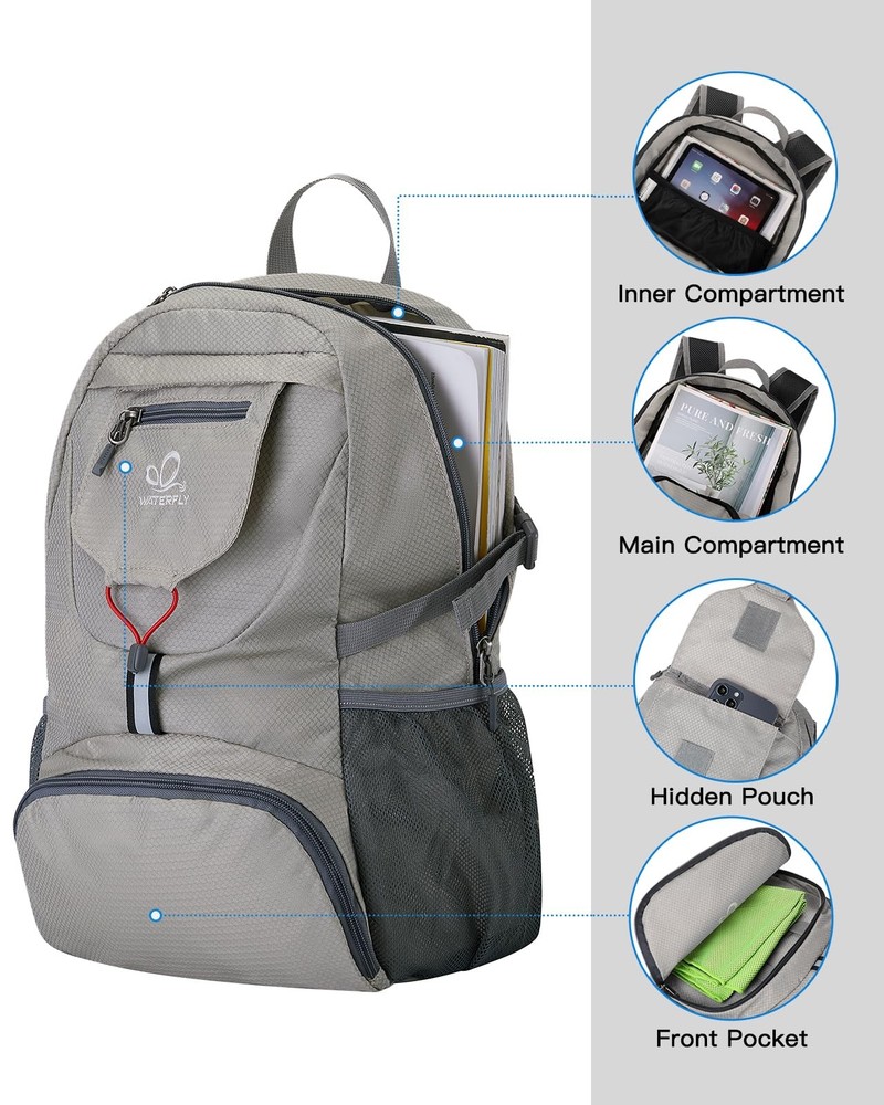 20L Small Lightweight Packable Backpack Ultra Light Foldable Travel Daypack