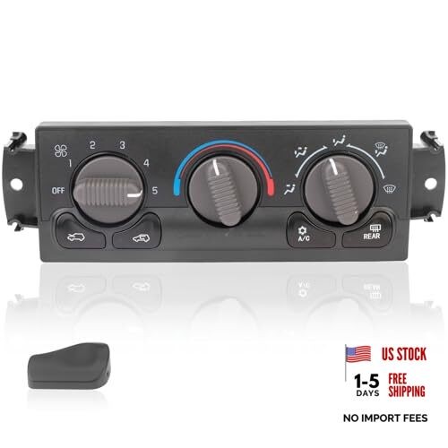 Front Climate Control Module Heater A/C Air Conditioning Panel Unit,