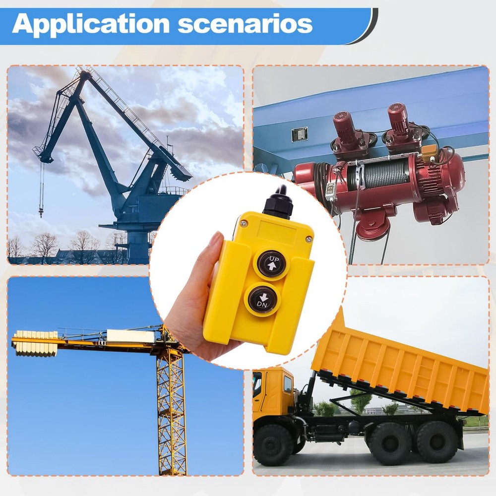 Remote Switch for Dump Trailer 12V DC Hydraulic Controller Up Down Operation